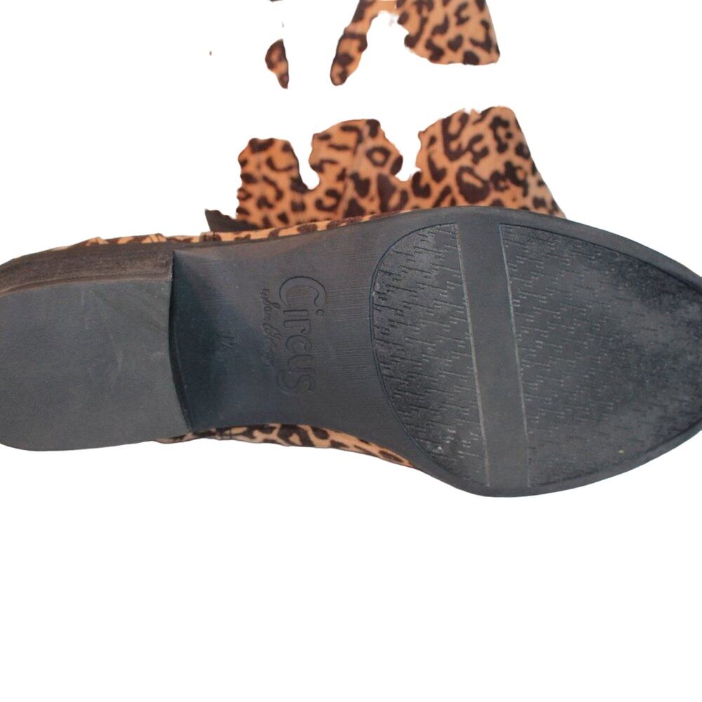 Circus by Sam Edelman Leopard Ankle Boots Size 7.5 - Picture 5 of 5